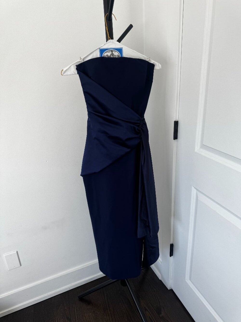 Chiara Boni Navy Blue Cocktail Dress